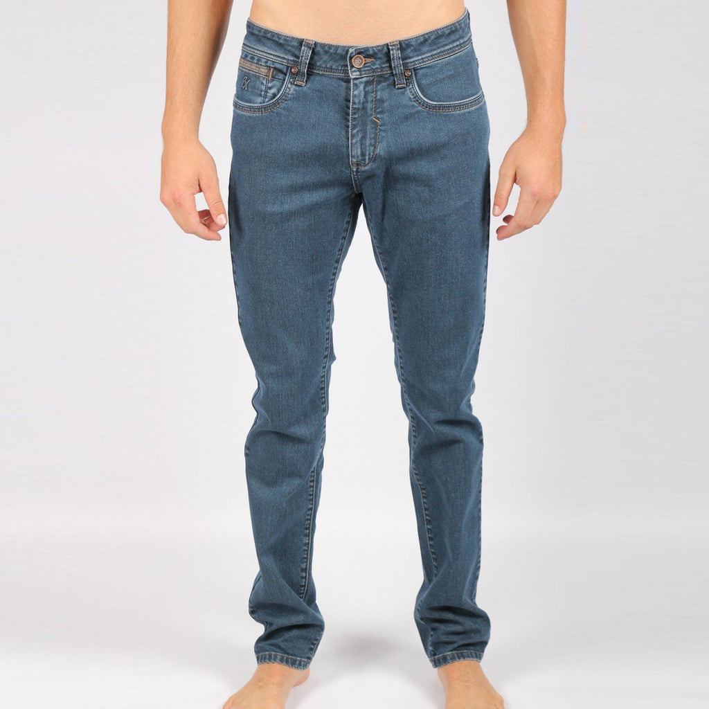Blue Slim Fit Jeans #1023-06 Off Price Jeans EightX   