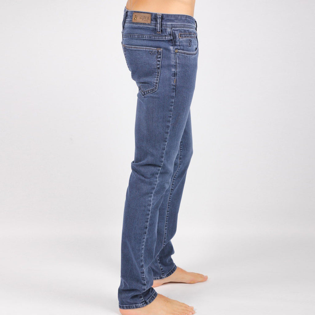 Blue Slim Fit Jeans #1076-06 Off Price Jeans EightX   