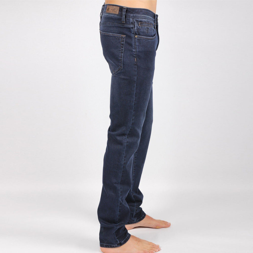 Dark Blue Slim Fit Jeans #1174-06 Off Price Jeans EightX   