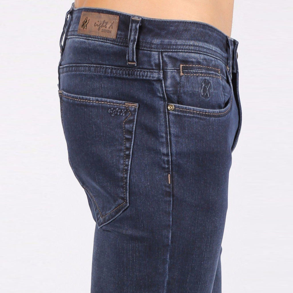 Dark Blue Slim Fit Jeans #1174-06 Off Price Jeans EightX NAVY 29 