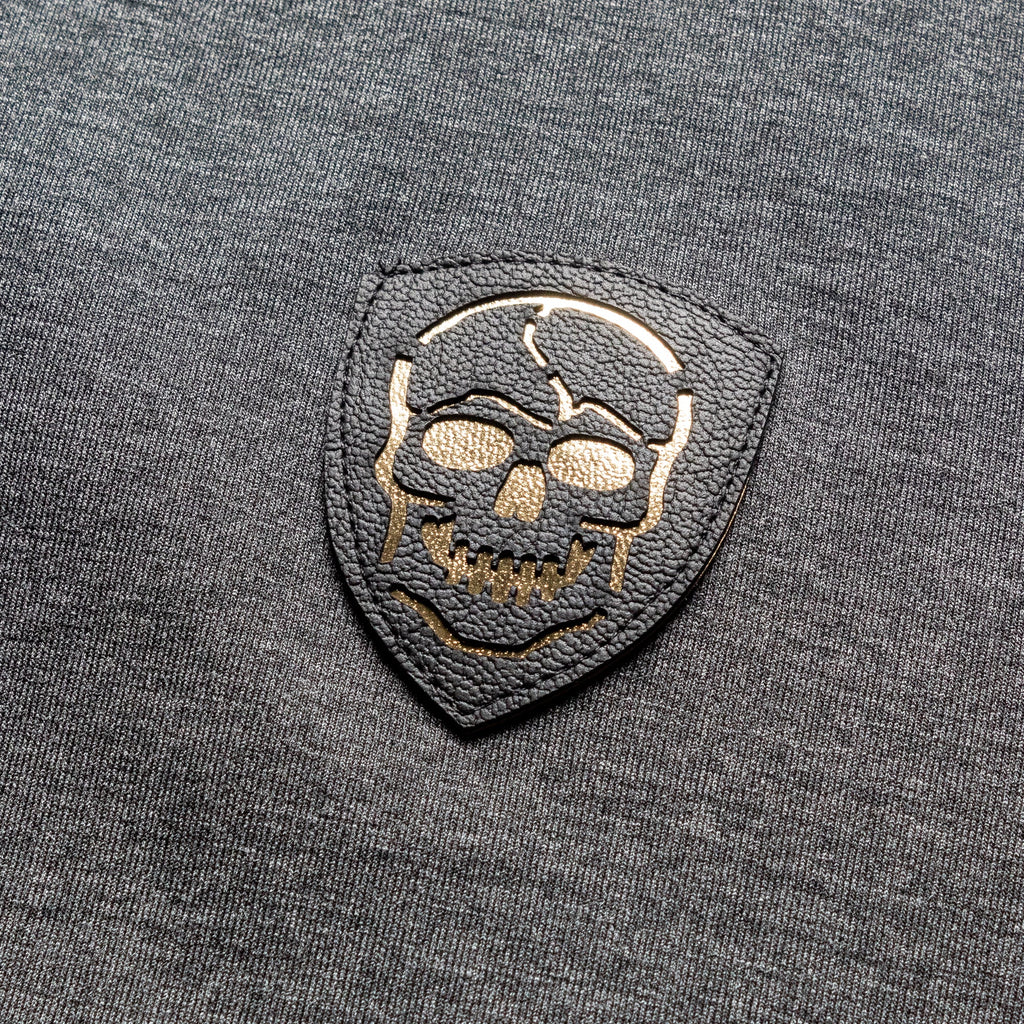 Skull Crewneck Pullover Sweatshirt - Grey Sweatshirts Eight-X   
