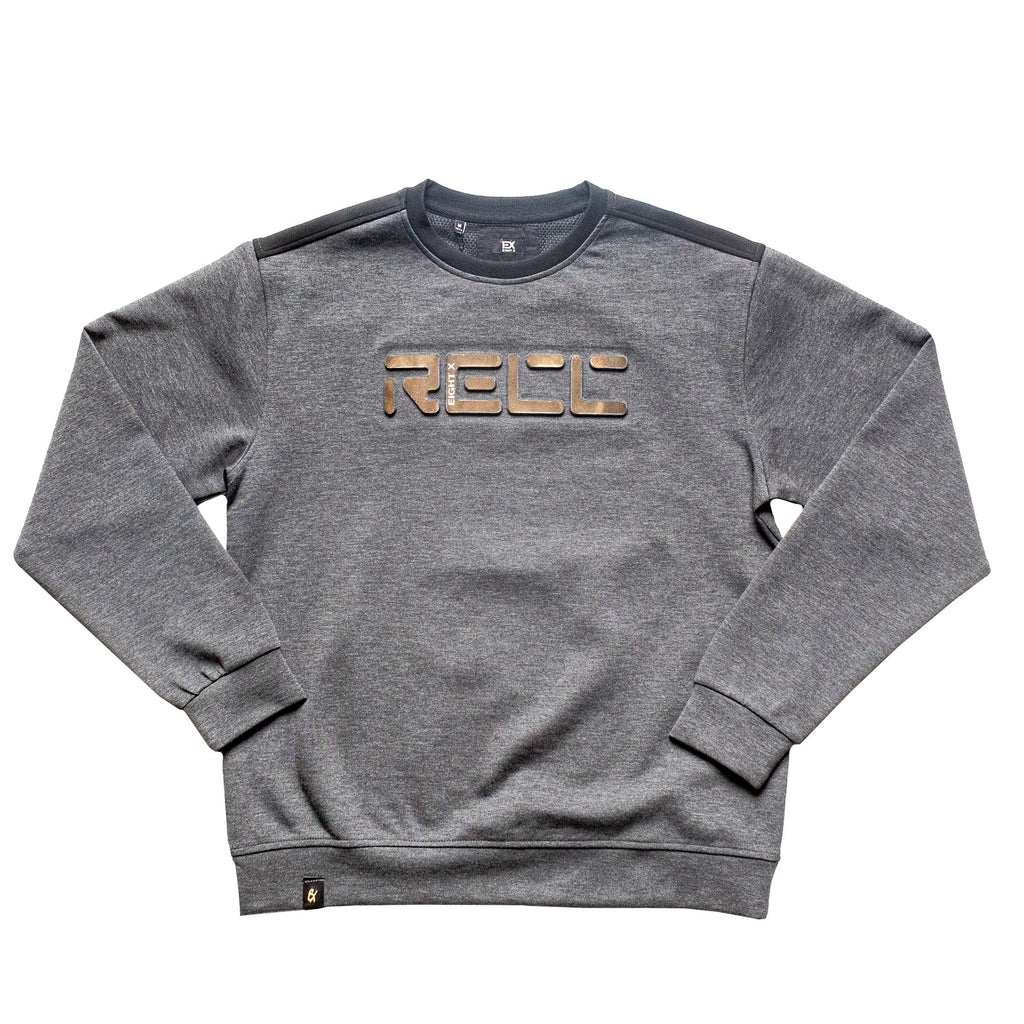 Recc Crewneck Pullover Sweatshirt - Grey Sweatshirts Eight-X   