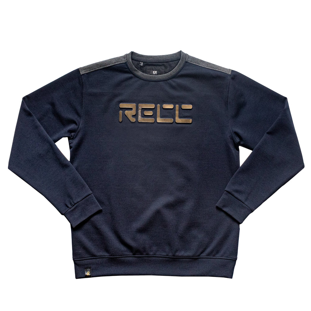 Recc Crewneck Pullover Sweatshirt - Navy Sweatshirts Eight-X NAVY S 