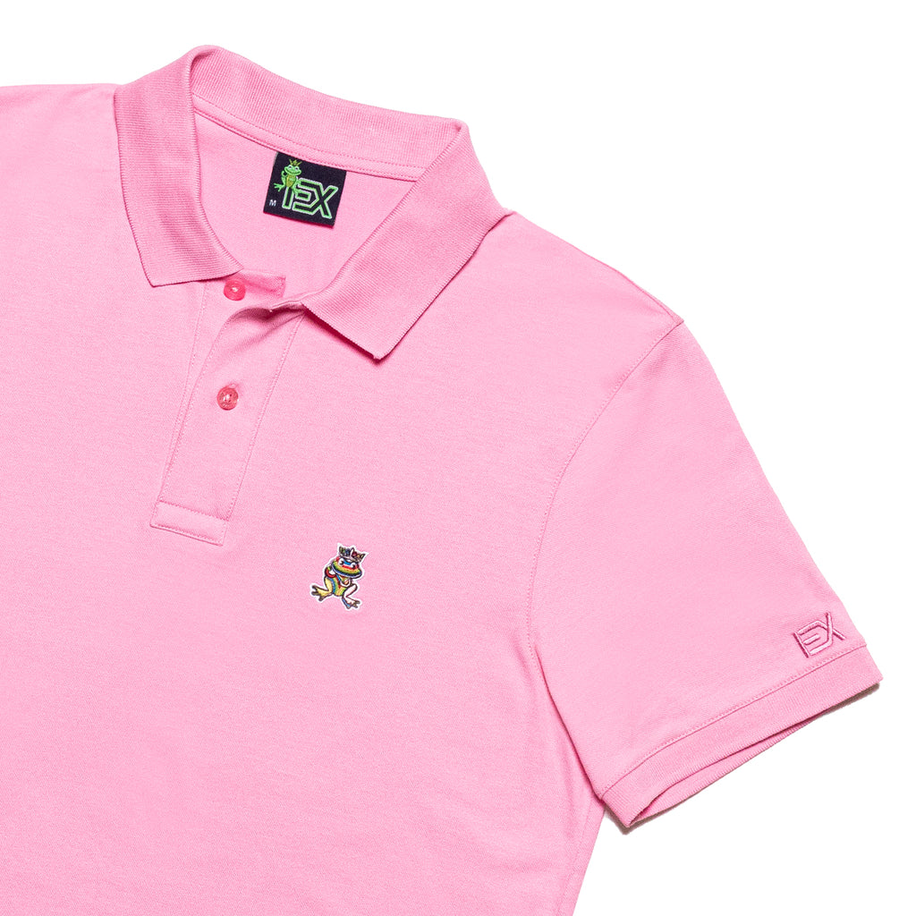 Cannes FROG Slim Fit Polo - Pink Polos Eight-X   