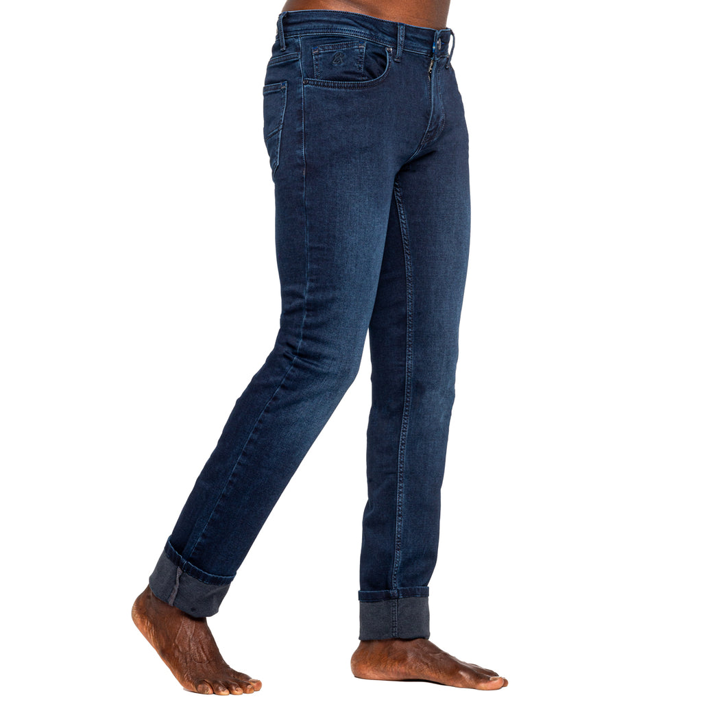 Navy Slim Fit Jeans Jeans EightX   