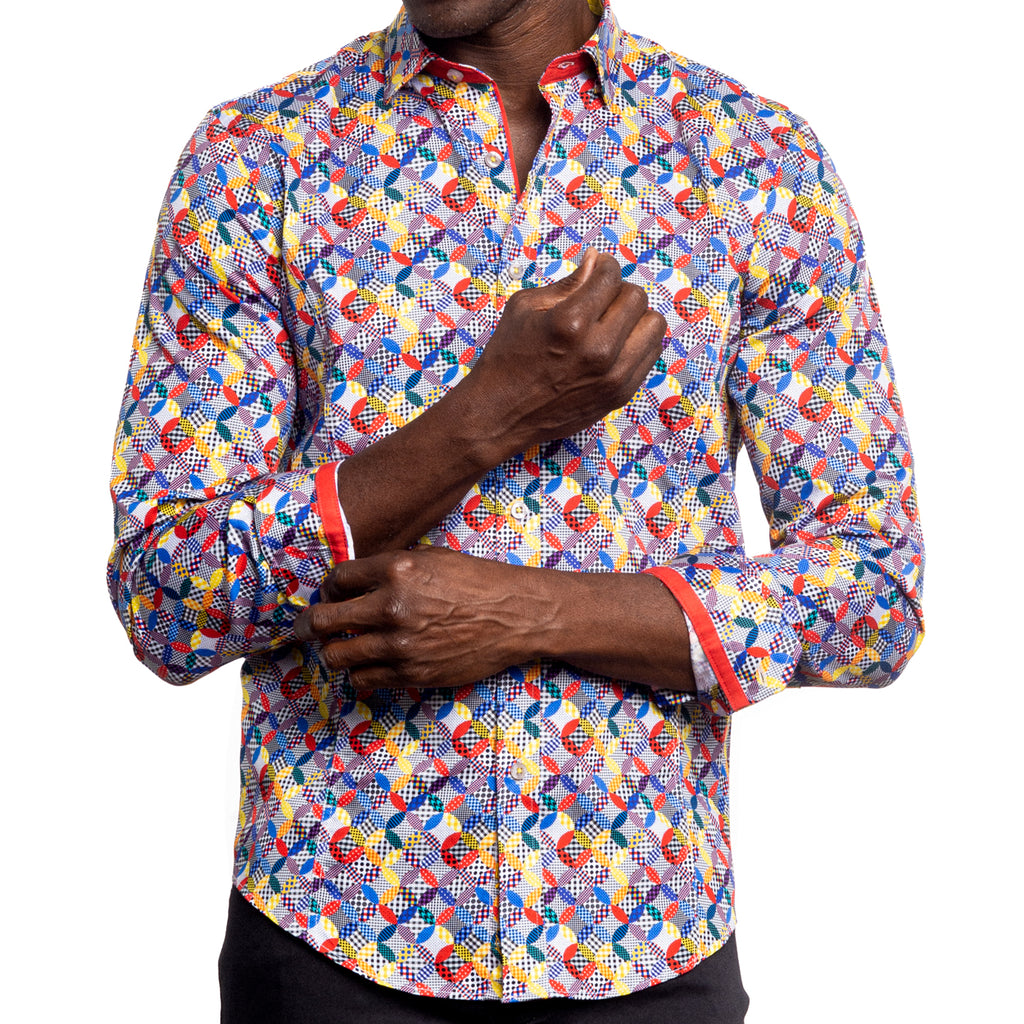 Reach for the Sky PM Edition Button Down Shirt Long Sleeve Button Down Eight-X MULTI S 
