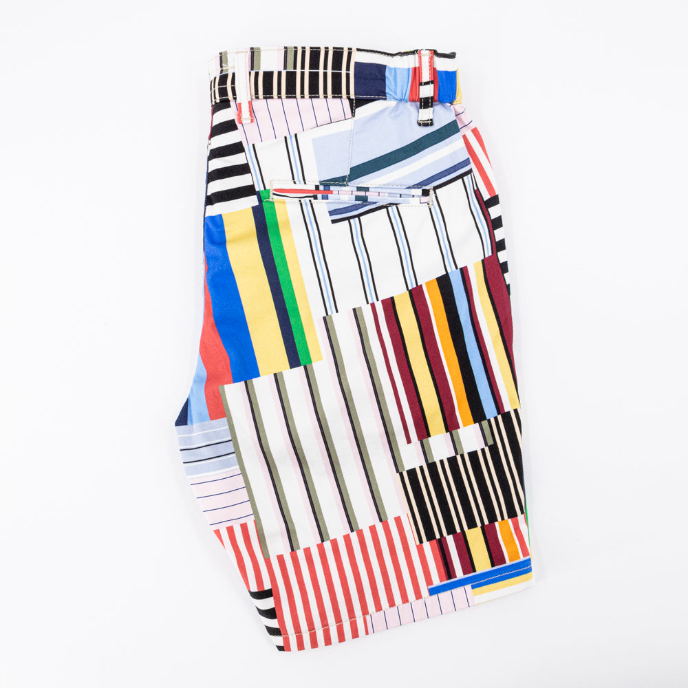 Stripe Happy Printed Shorts Chino Shorts Eight-X   
