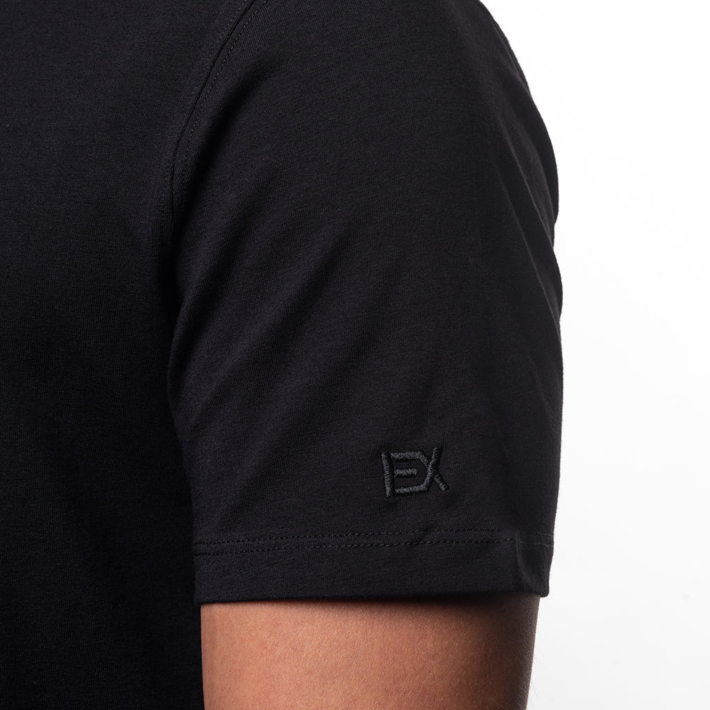 Essential Crew Neck T-Shirt - Black T-Shirts Eight-X   
