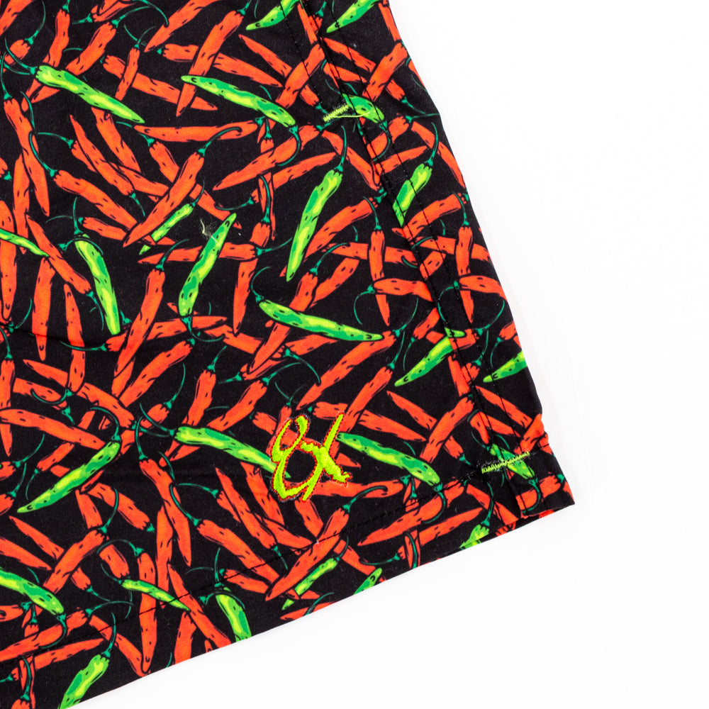 Chili Pepper Print Trunks Swim Trunks Eight-X   