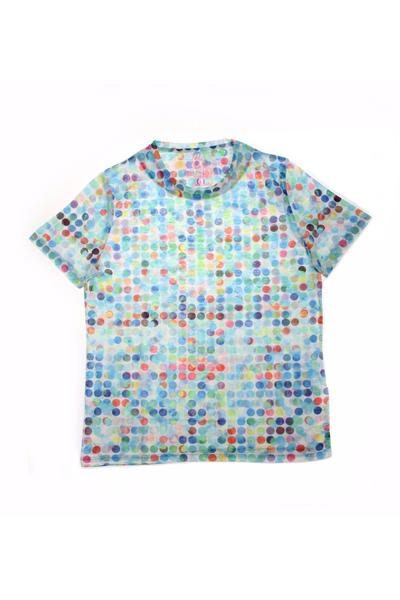 Multi Dots Print T-Shirts Polos EightX   