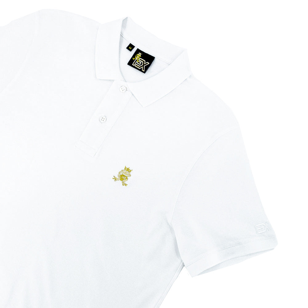 Adrián FROG Gold Edition Polo - White Shirts Eight-X WHITE S