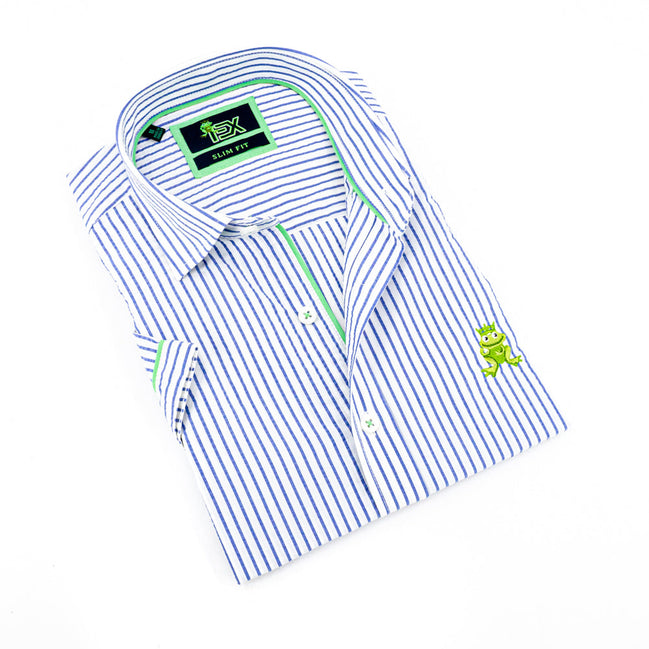 Alvaro - Indigo Short Sleeve Shirt Shirts EightX NAVY S