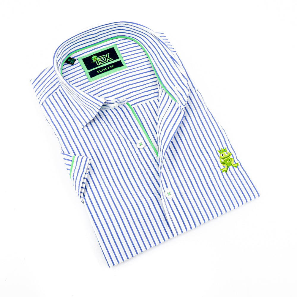 Alvaro - Indigo Short Sleeve Shirt Shirts EightX NAVY S