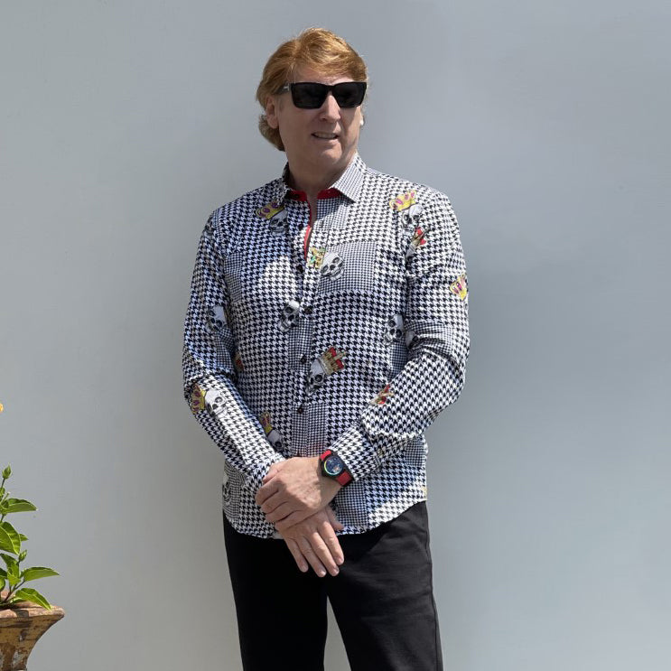 Anarchy in the UK PM Edition Button Down Shirt Shirts EightX BLACK XS