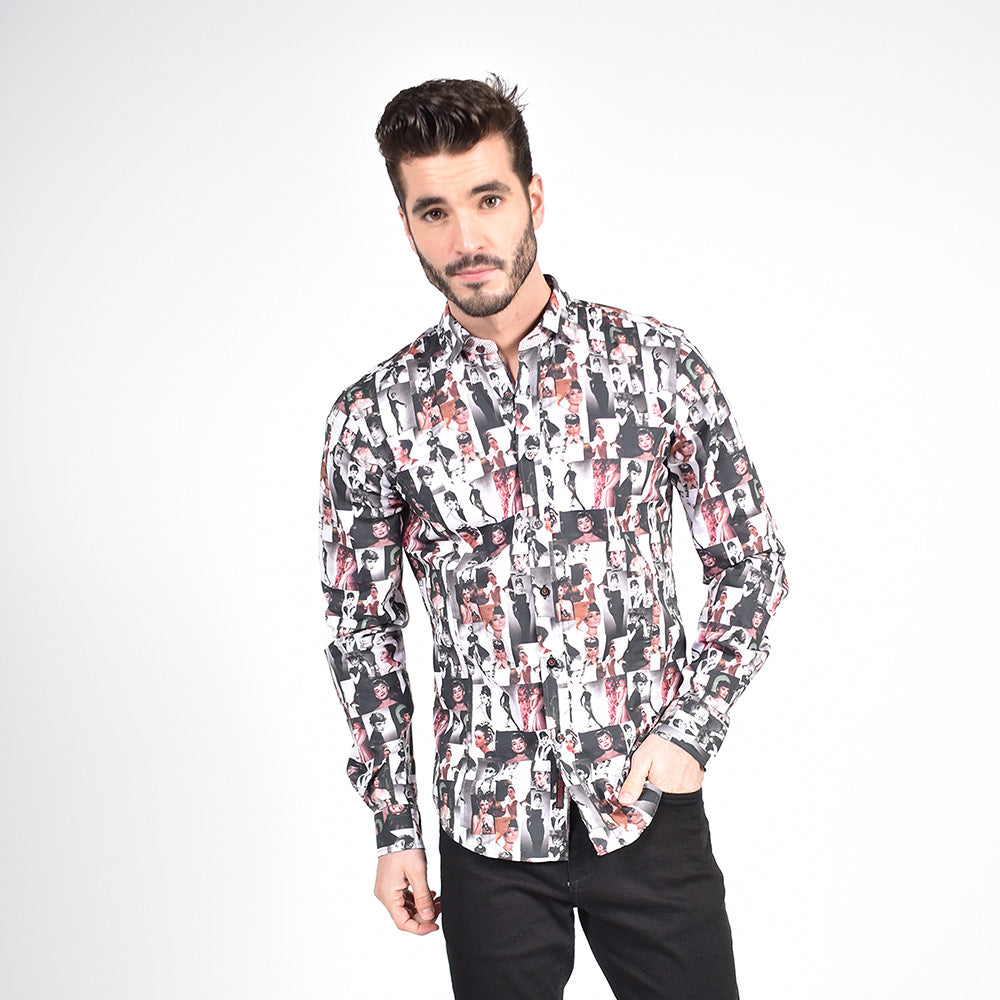 Audrey Hepburn Button Down Shirt Shirts Eight-X