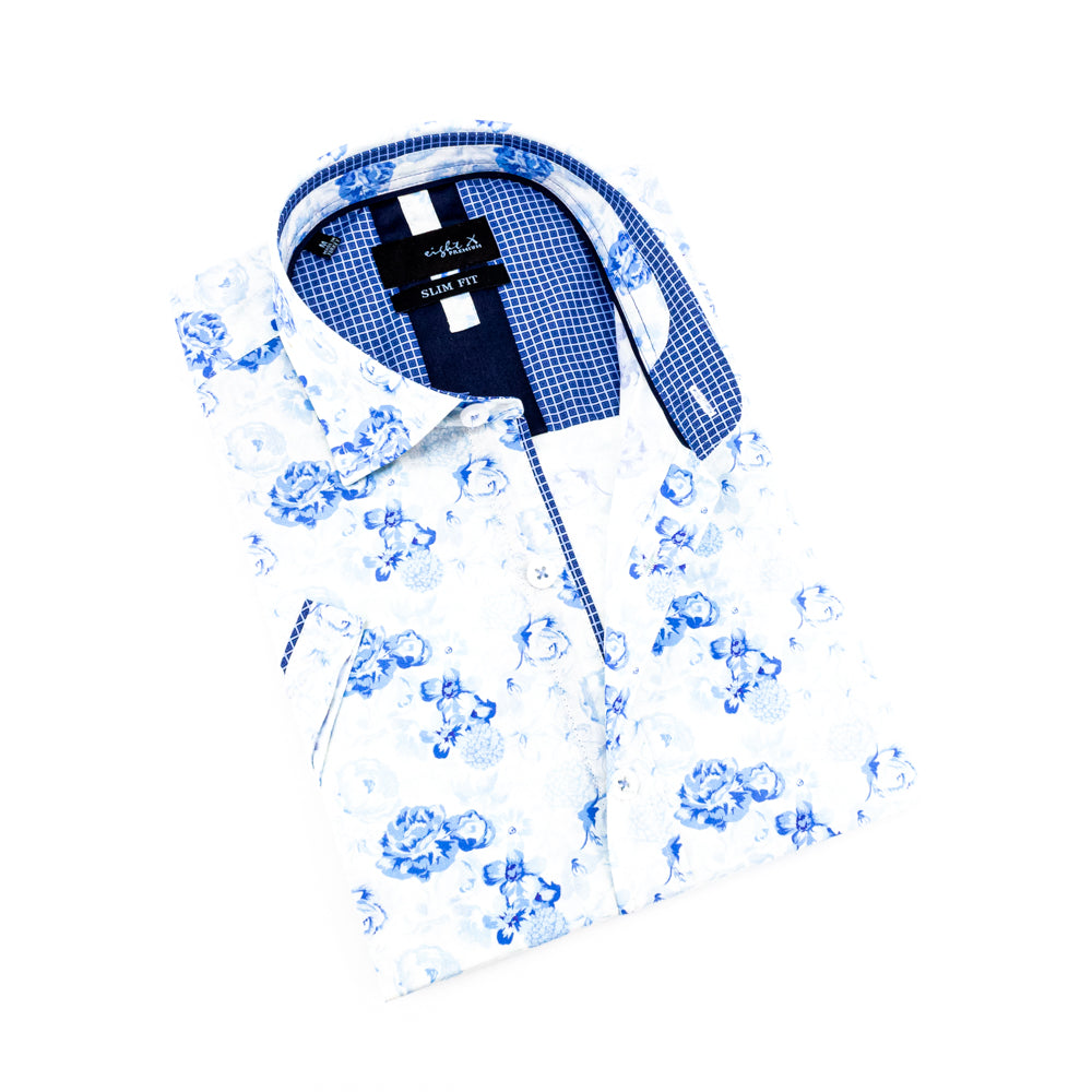 Banquet D'ete Short Sleeve Shirts Eight-X WHITE S