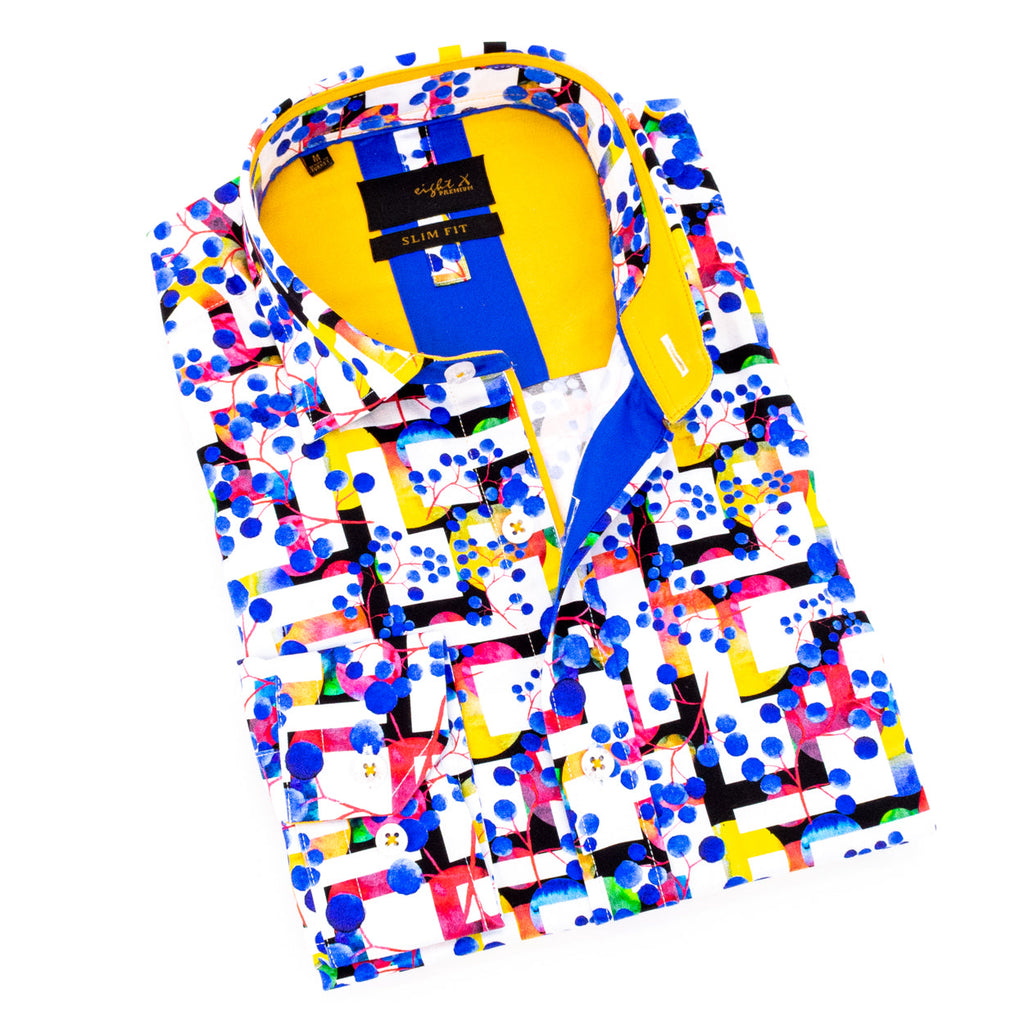 Berry Good Button Down Shirt Shirts EightX MULTI S