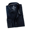 Big Paisley Jacquard Button Down Shirt - Black Shirts EightX BLACK S