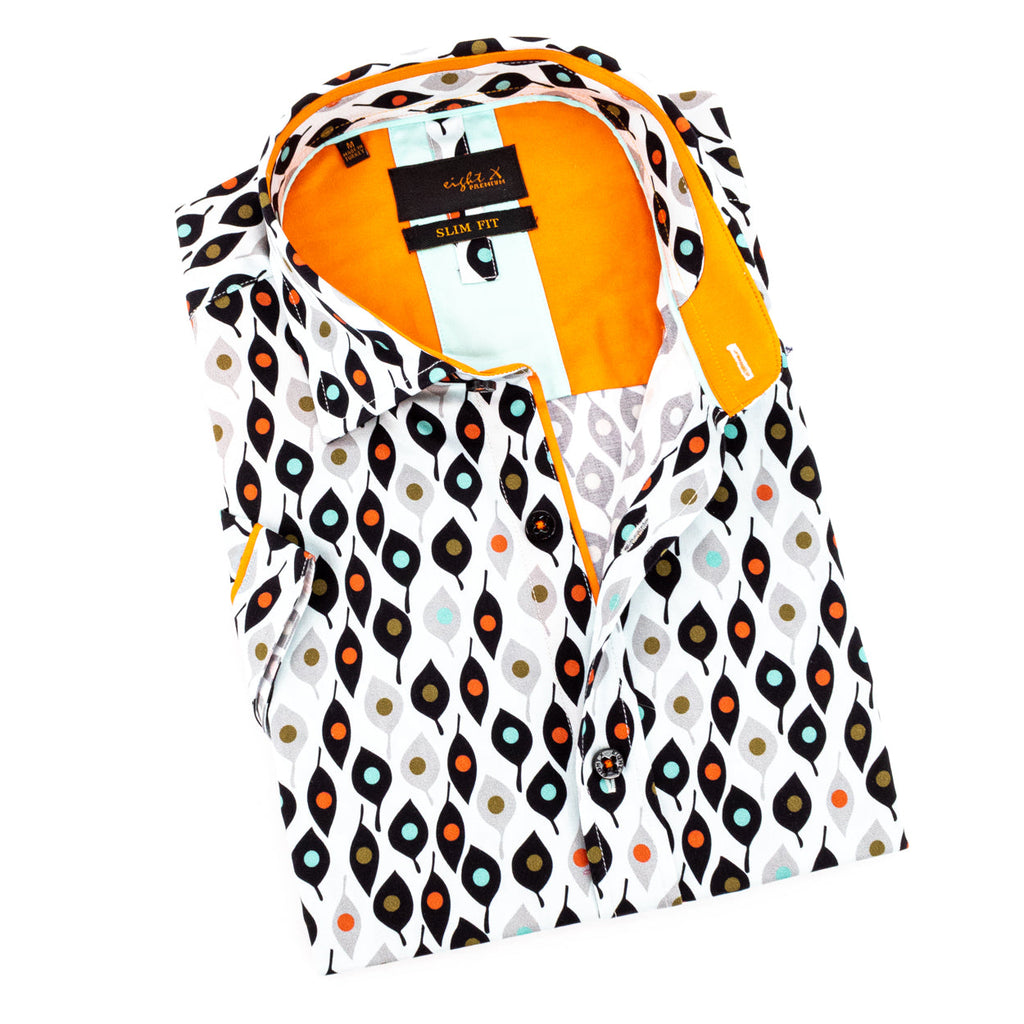 Birdseye Short Sleeve Shirt Shirts Eight-X MULTI S