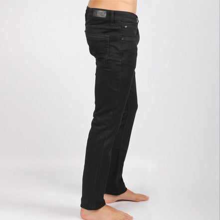 Black Slim Fit Jeans #1227-09 Jeans Eight-X