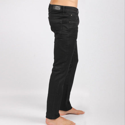 Black Slim Fit Jeans #1227-09 Jeans Eight-X