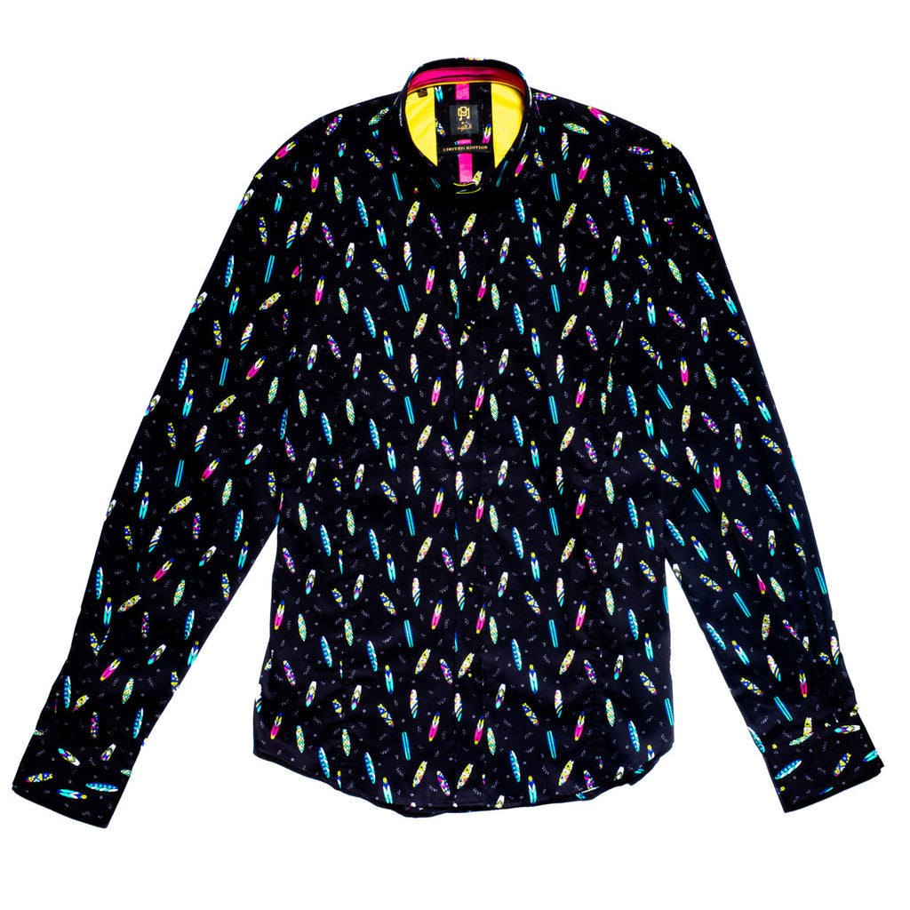 Black Summer PM Edition Button Down Shirt Shirts Eight-X