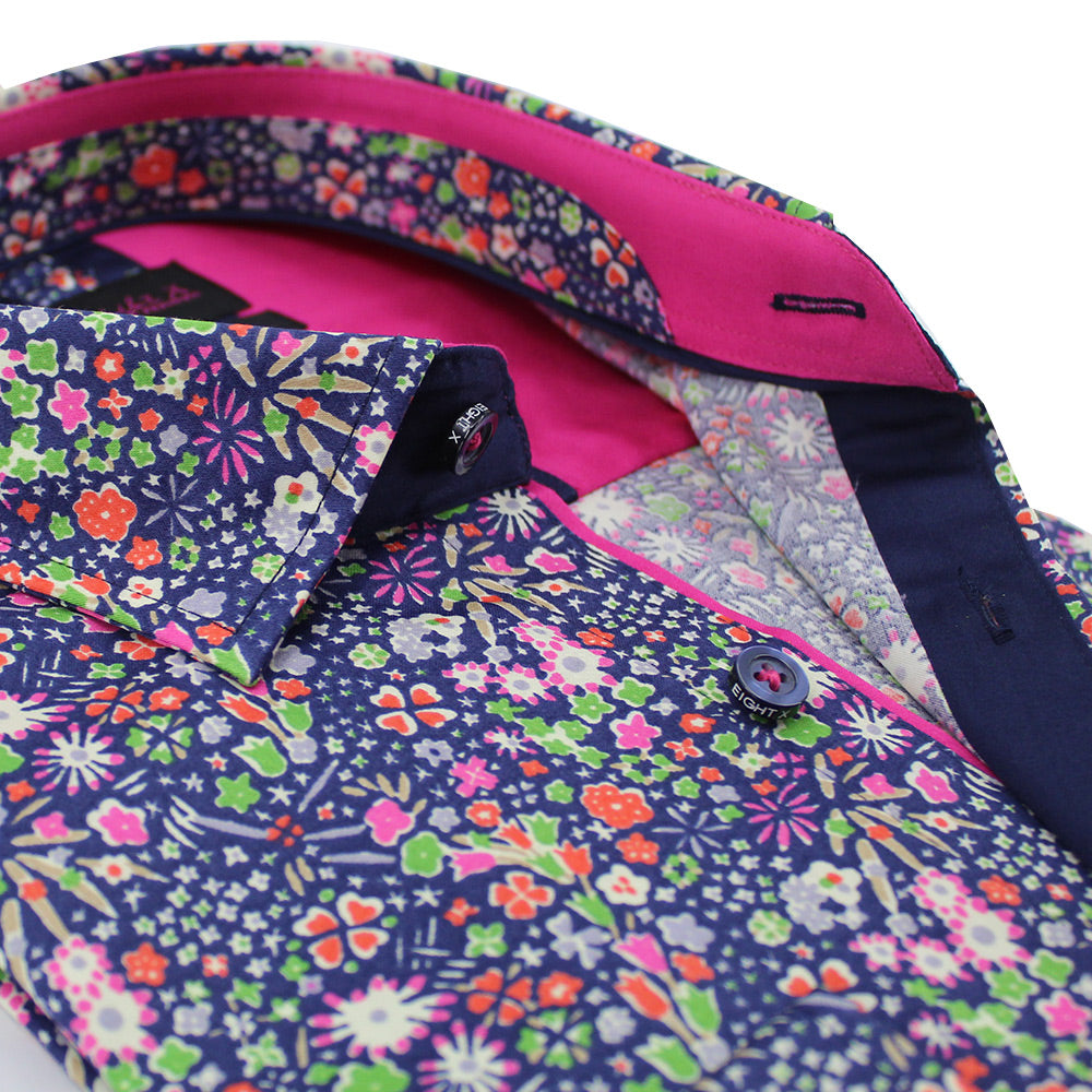 Blossom Spark Button Down Shirt Shirts Eight-X