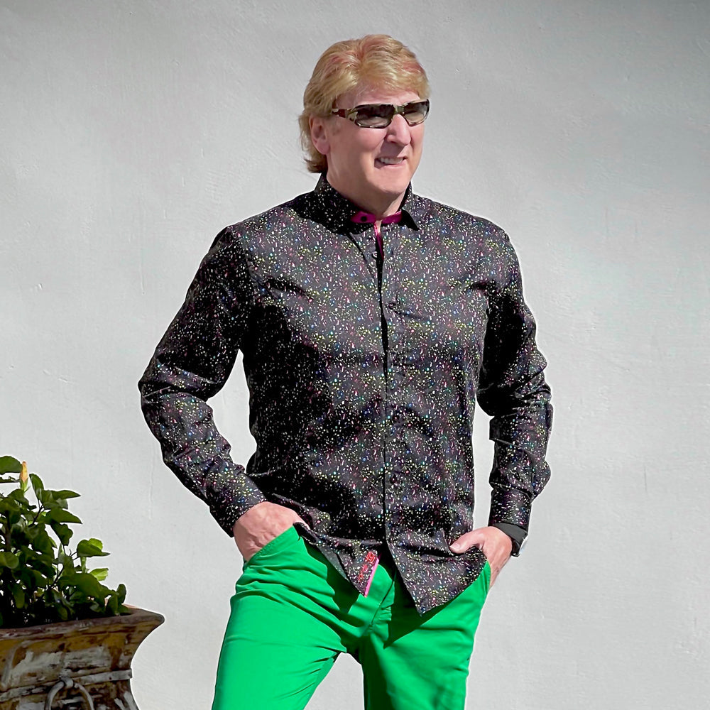 Bonham PM Edition Button Down Shirt Shirts EightX BLACK S