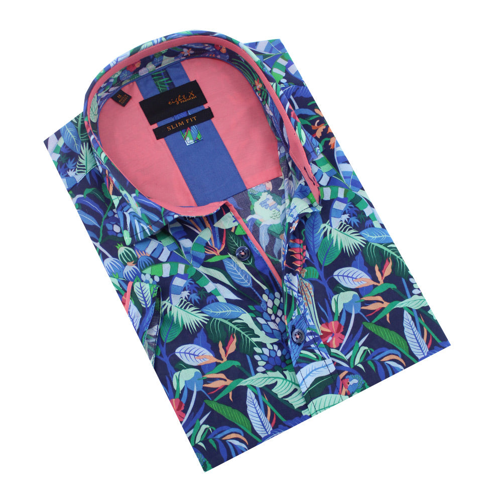 Brazilian Rain Forest Short Sleve Shirt Shirts Eight-X MULTI S