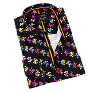 Broadcast In Color Button Down Shirt Shirts EightX BLACK S