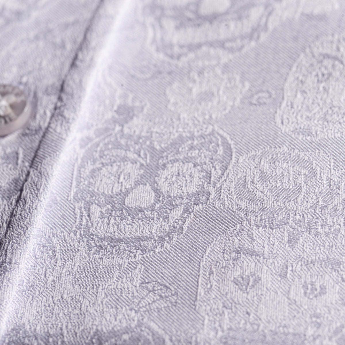 Calvaria Limited Edition Jacquard Button Down Shirt - White Shirts EightX