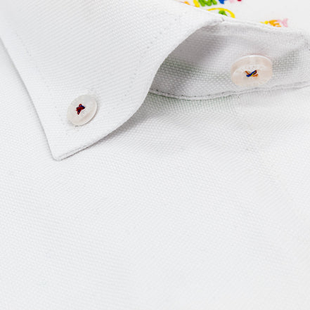 Colores Edition Oxford FROG Shirt - White Shirts EightX