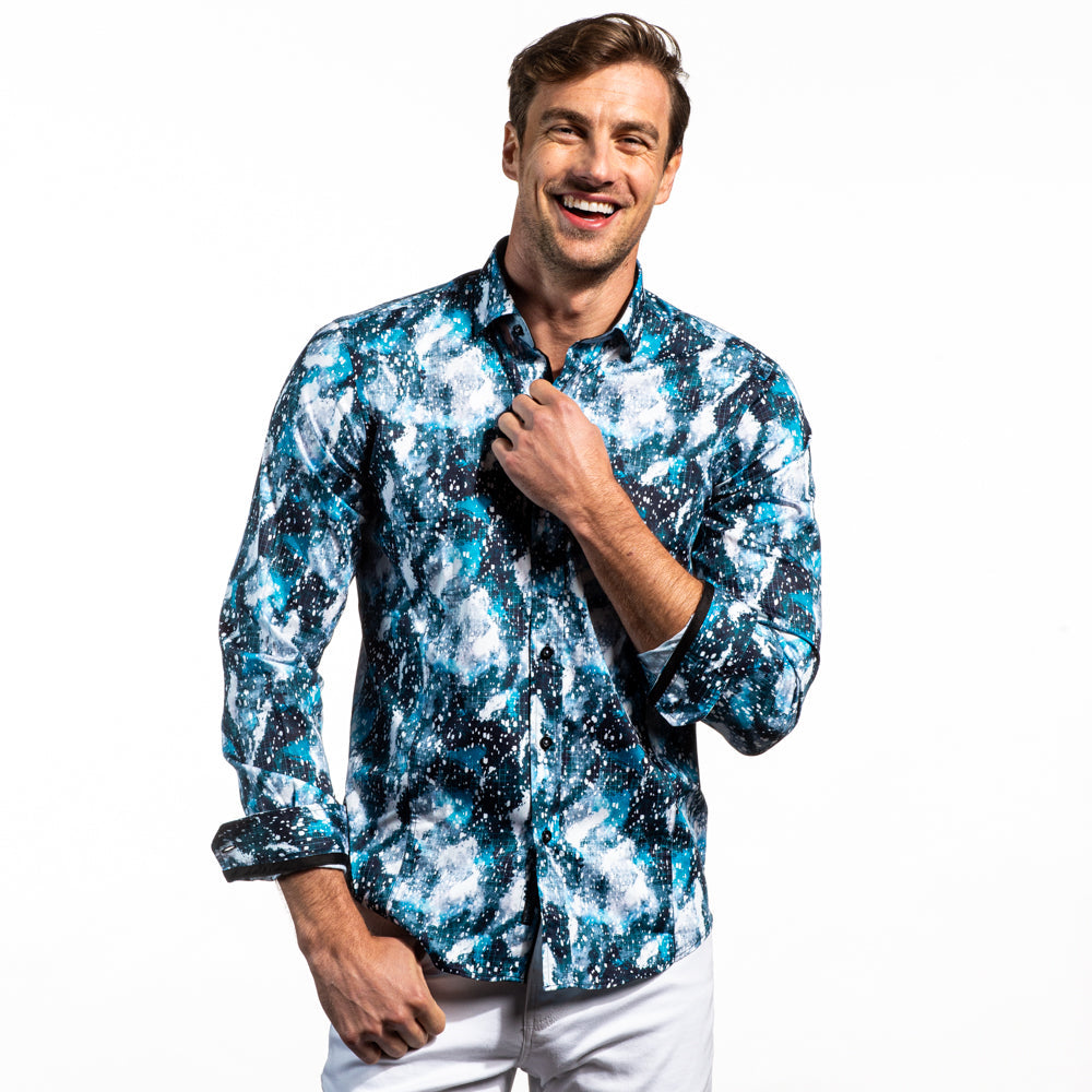 Cosmic Breeze Button Down Shirt Shirts Eight-X