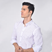 Crackle Button Down Jacquard Shirt Shirts Eight-X