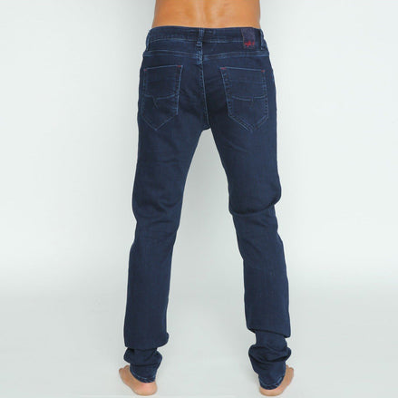 Dark Denim Slim Fit Stretch Jeans #EIG-30 Jeans Eight-X