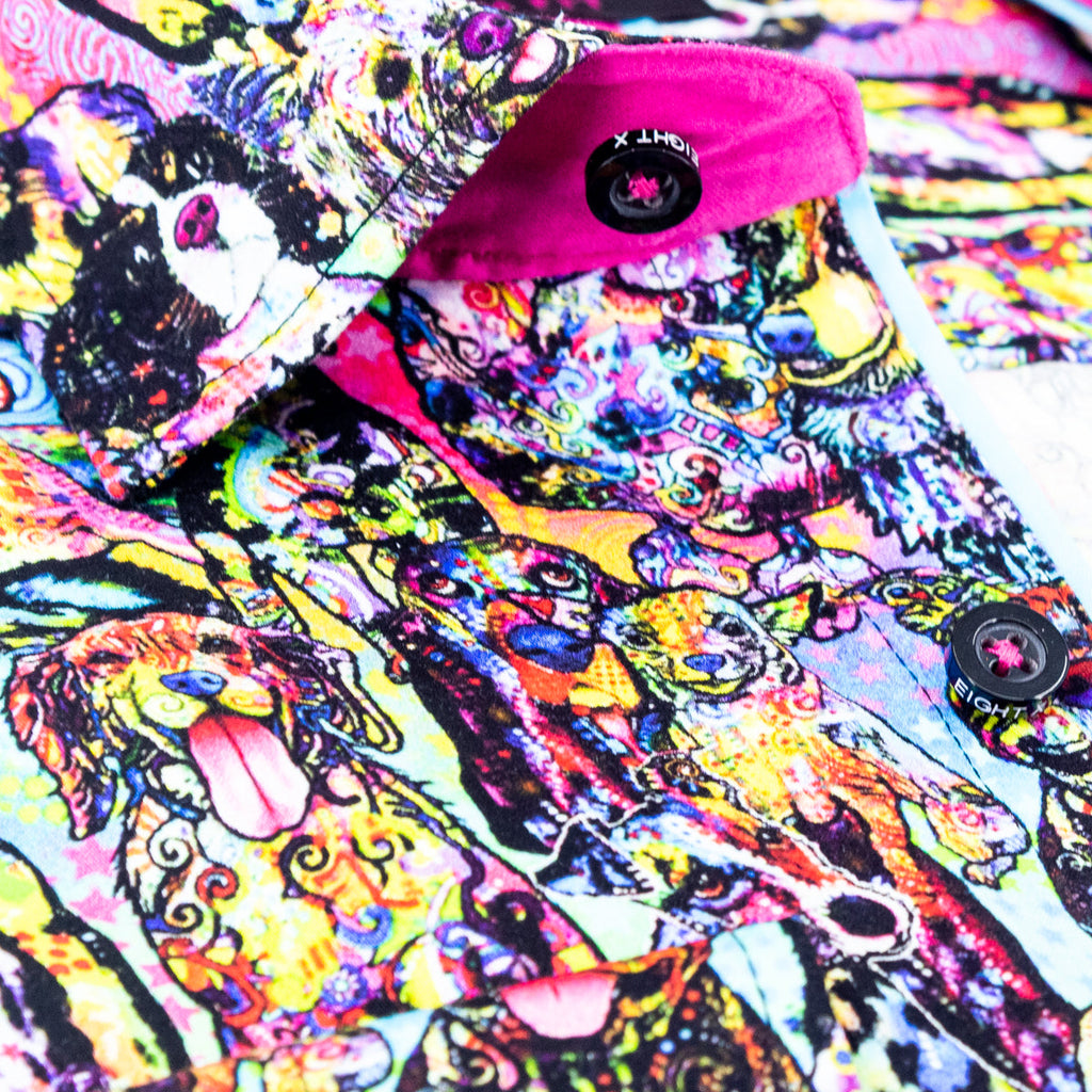 Dawg Button Down Shirt Shirts EightX