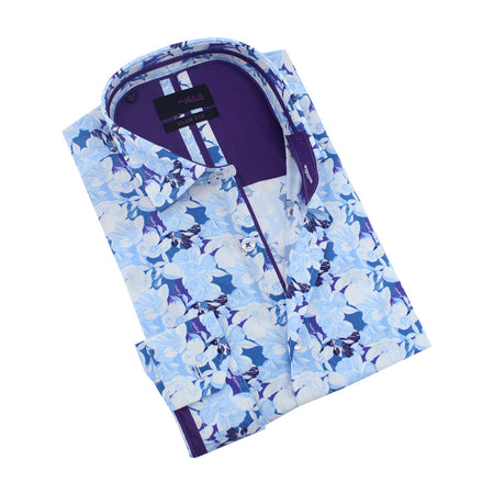 Desert Rose Button Down Shirt Shirts Eight-X BLUE S