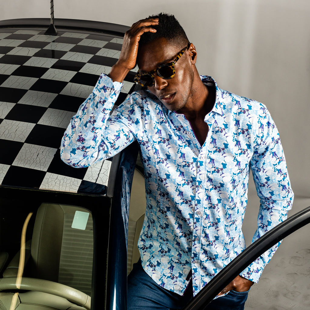 Desert Rose Button Down Shirt Shirts Eight-X