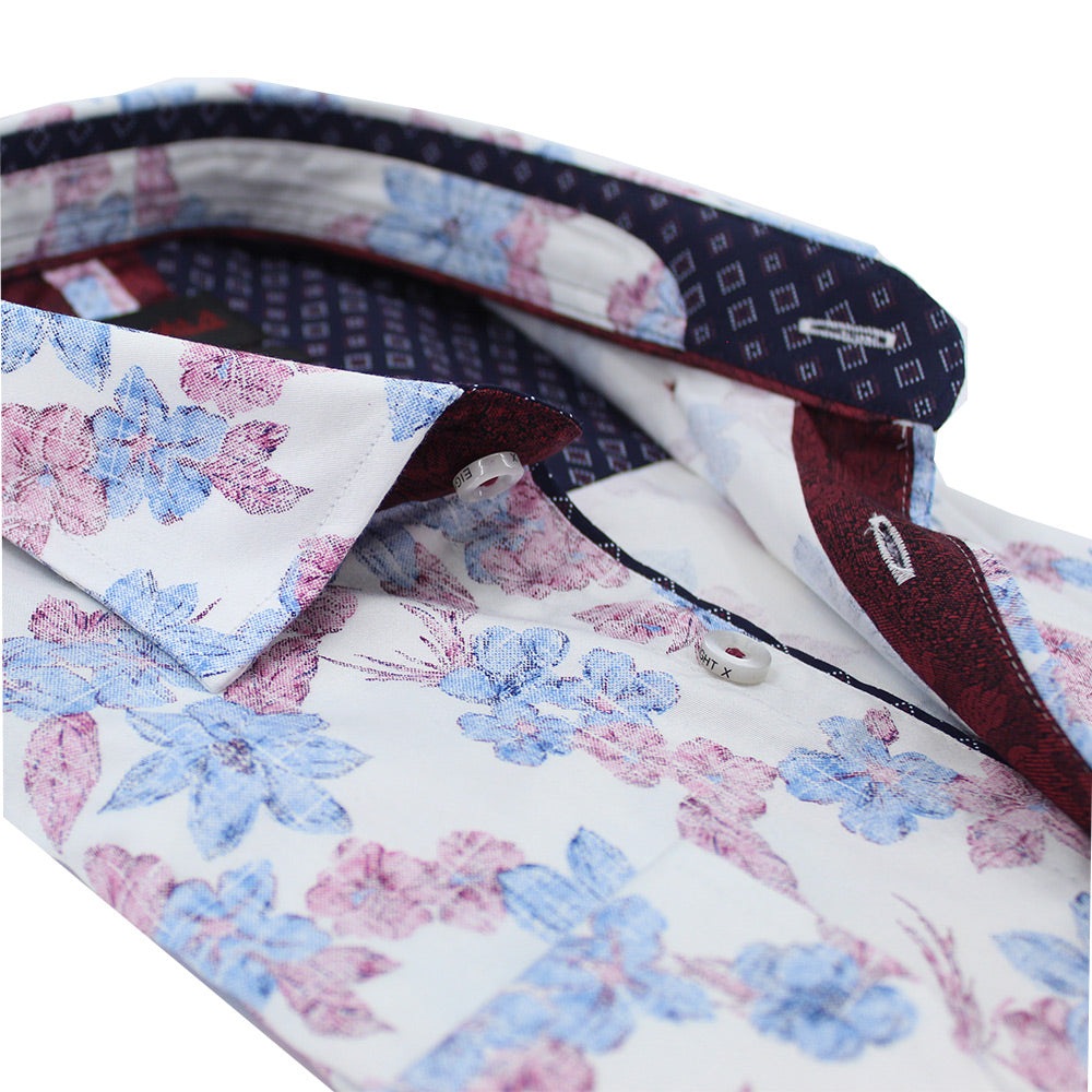 Distressed Wildflower Button Down Shirt Shirts Eight-X