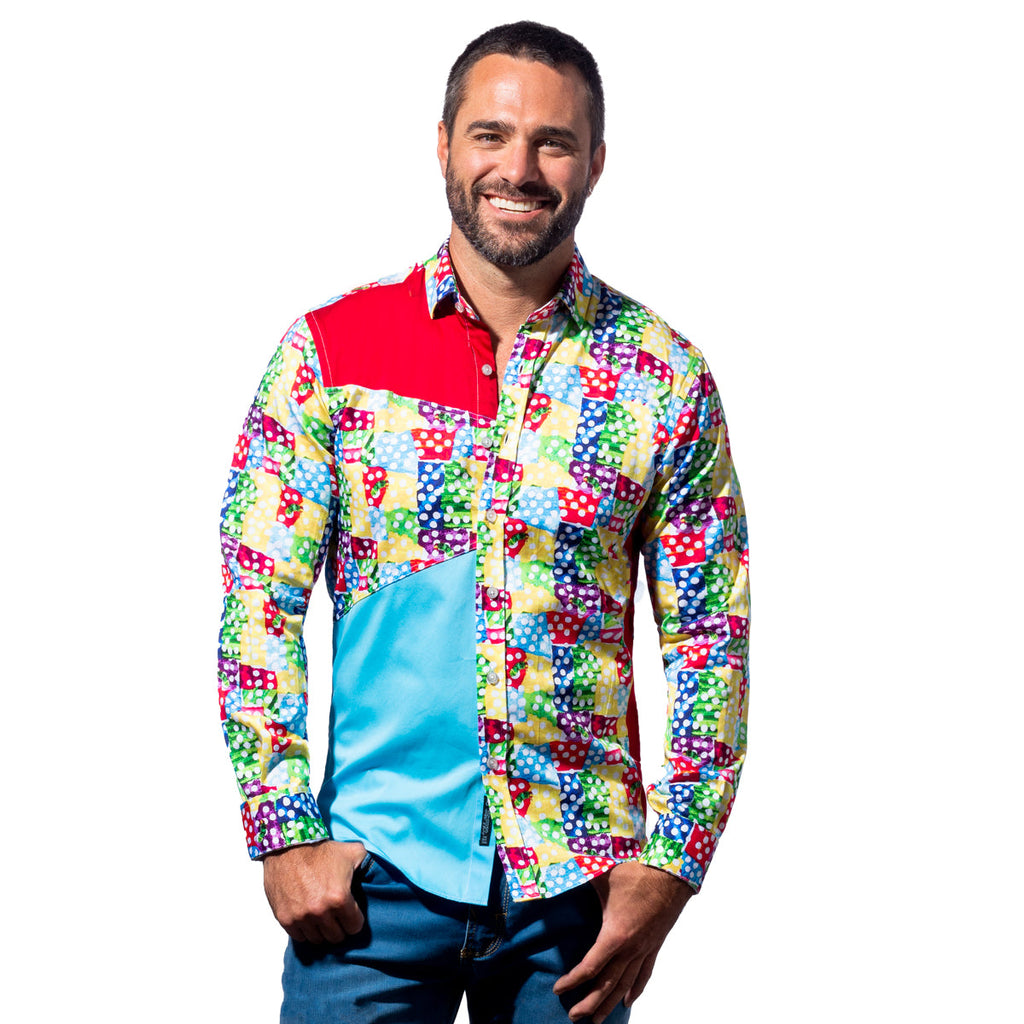 Domino Effect Button Down Shirt Shirts EightX