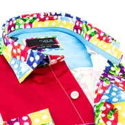 Domino Effect Button Down Shirt Shirts EightX