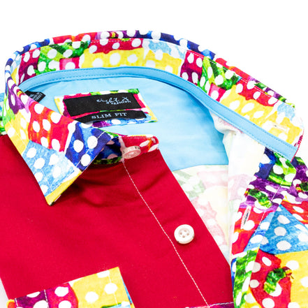 Domino Effect Button Down Shirt Shirts EightX
