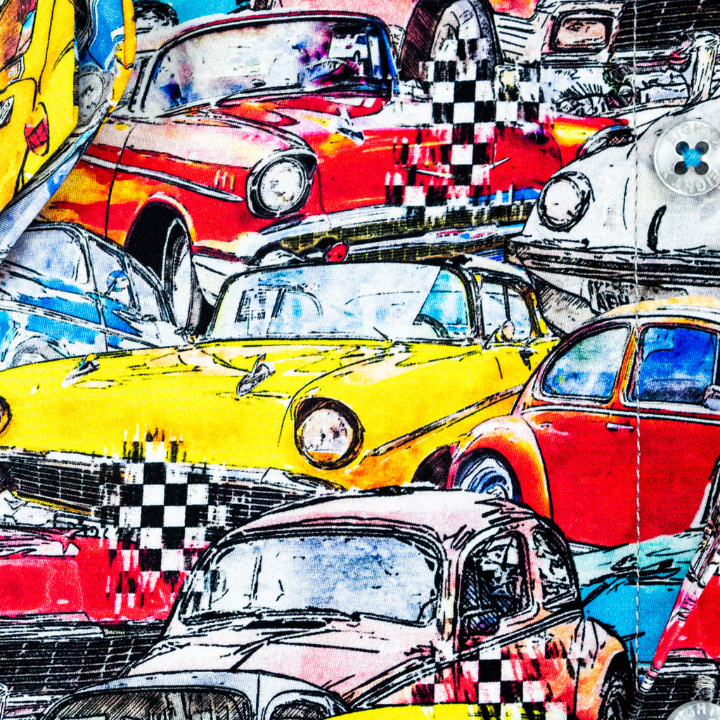 Drive My Car Short Sleeve Button Down Shirt Shirts Eight-X