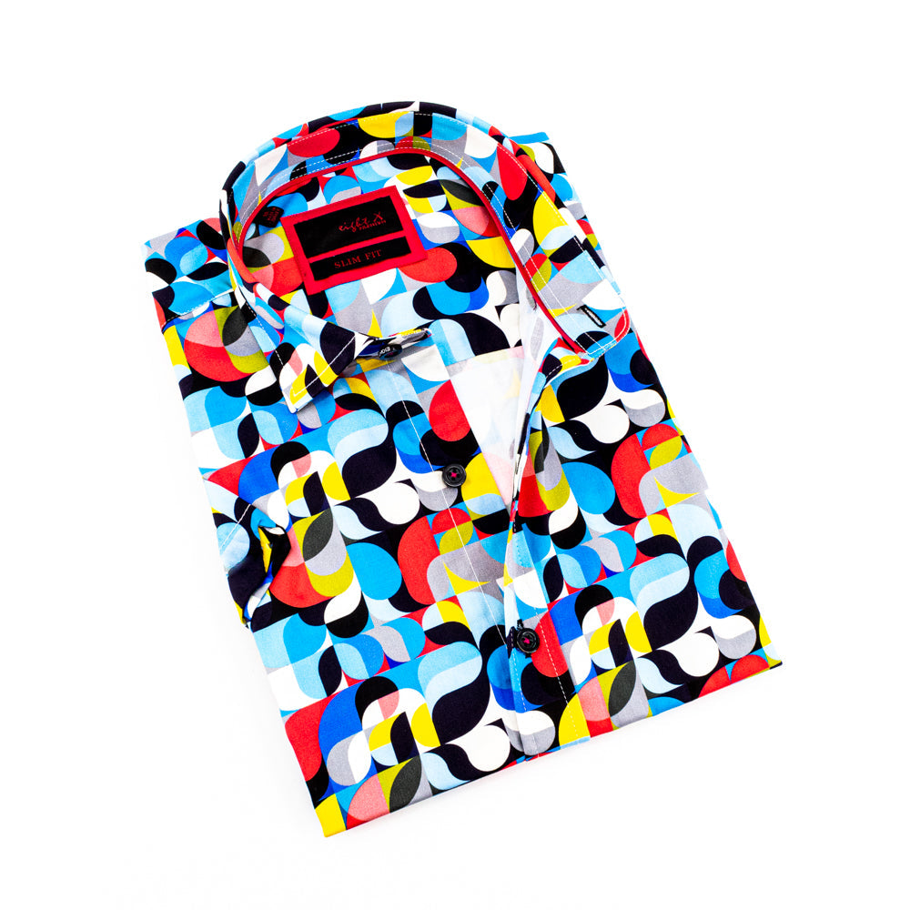 El Maestro Short Sleeve Shirts Eight-X MULTI S