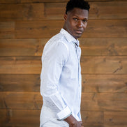 Faces Button Down Shirt - White Shirts EightX
