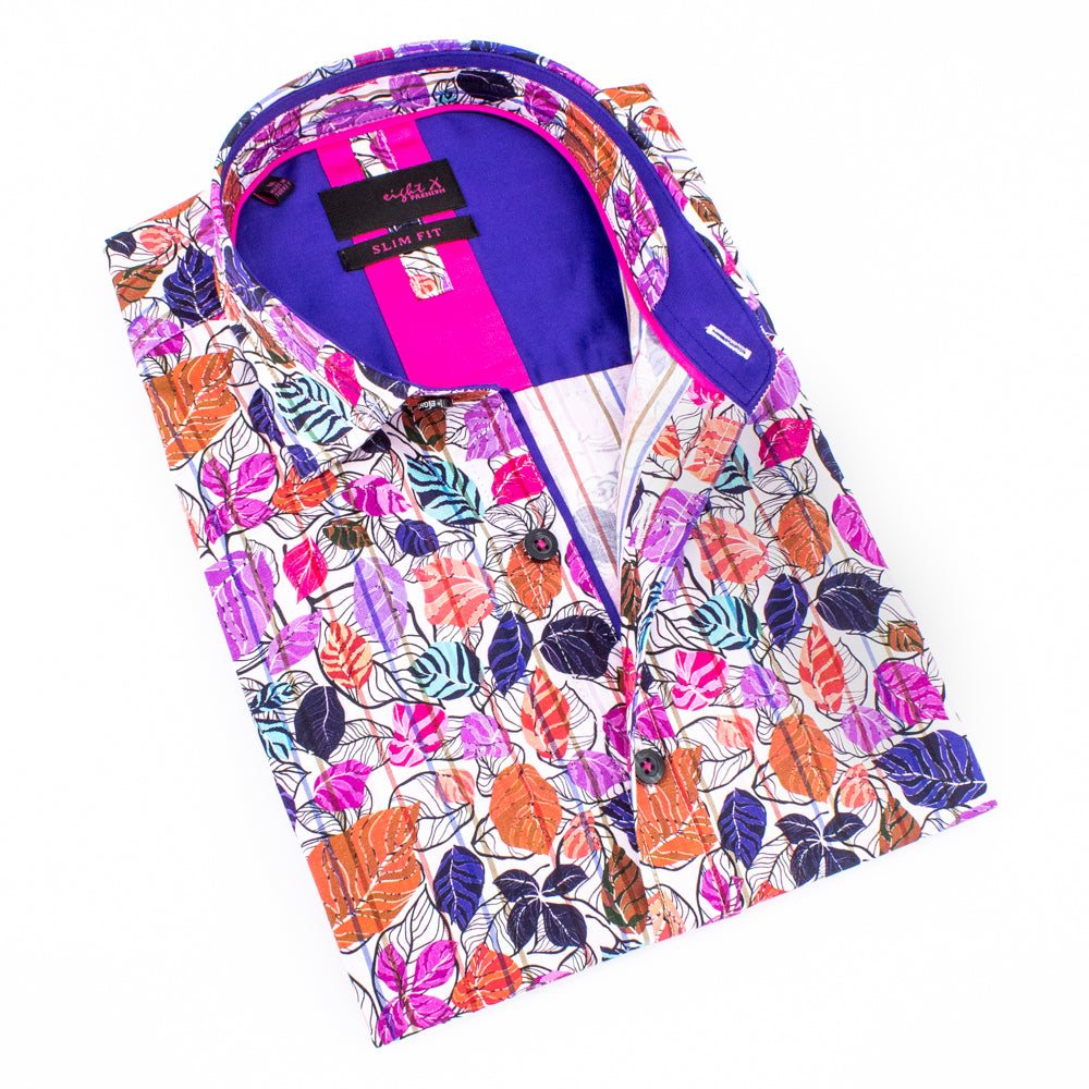 Fall Feelings Short Sleeve Shirt Shirts EightX MULTI S