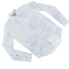 Floral Print Linen Shirt - Blue Tie Dye Shirts Eight-X