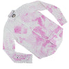 Floral Print Linen Shirt - Pink Tie Dye Shirts Eight-X