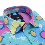 Gerbera Daisy Short Sleeve Shirt Shirts Eight-X