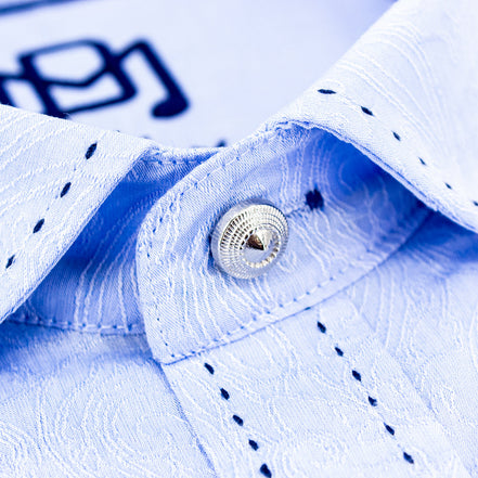 Horus Jacquard Numbered PM Edition Button Down Shirt Shirts EightX